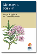 MONOGRAFIE ESCOP &ndash; Le basi scientifiche dei prodotti fitoterapici